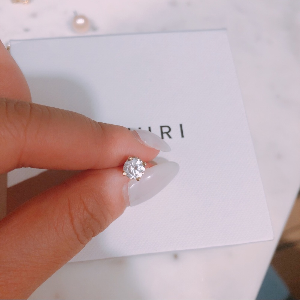 Pendant and a single earring